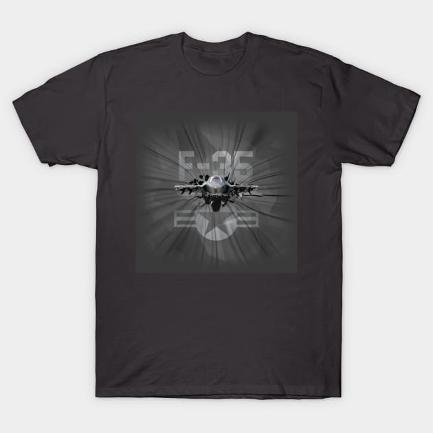 F35 Breakthrough T-Shirt by David Penfound Artworks